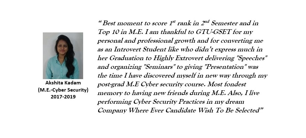 Gtu m.e. dissertation review card image